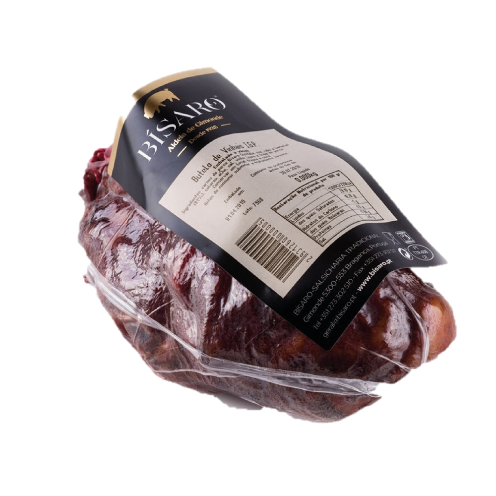 Butelo de Vinhais IGP, enchido tradicional certificado de Trás-os-Montes